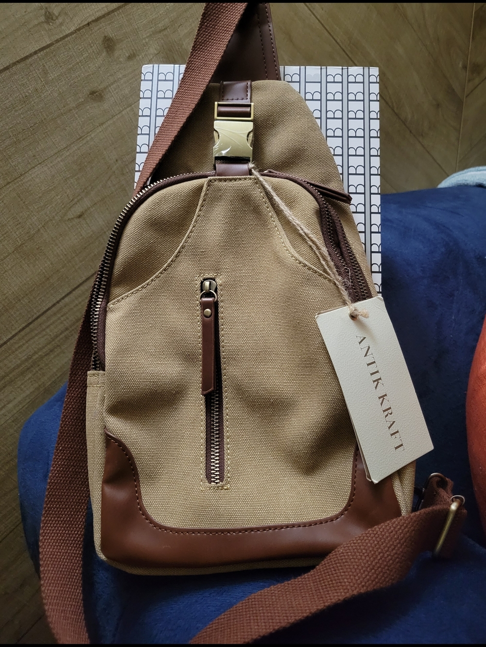 Antik Kraft Samara Cotton Canvas Crossbody Sling